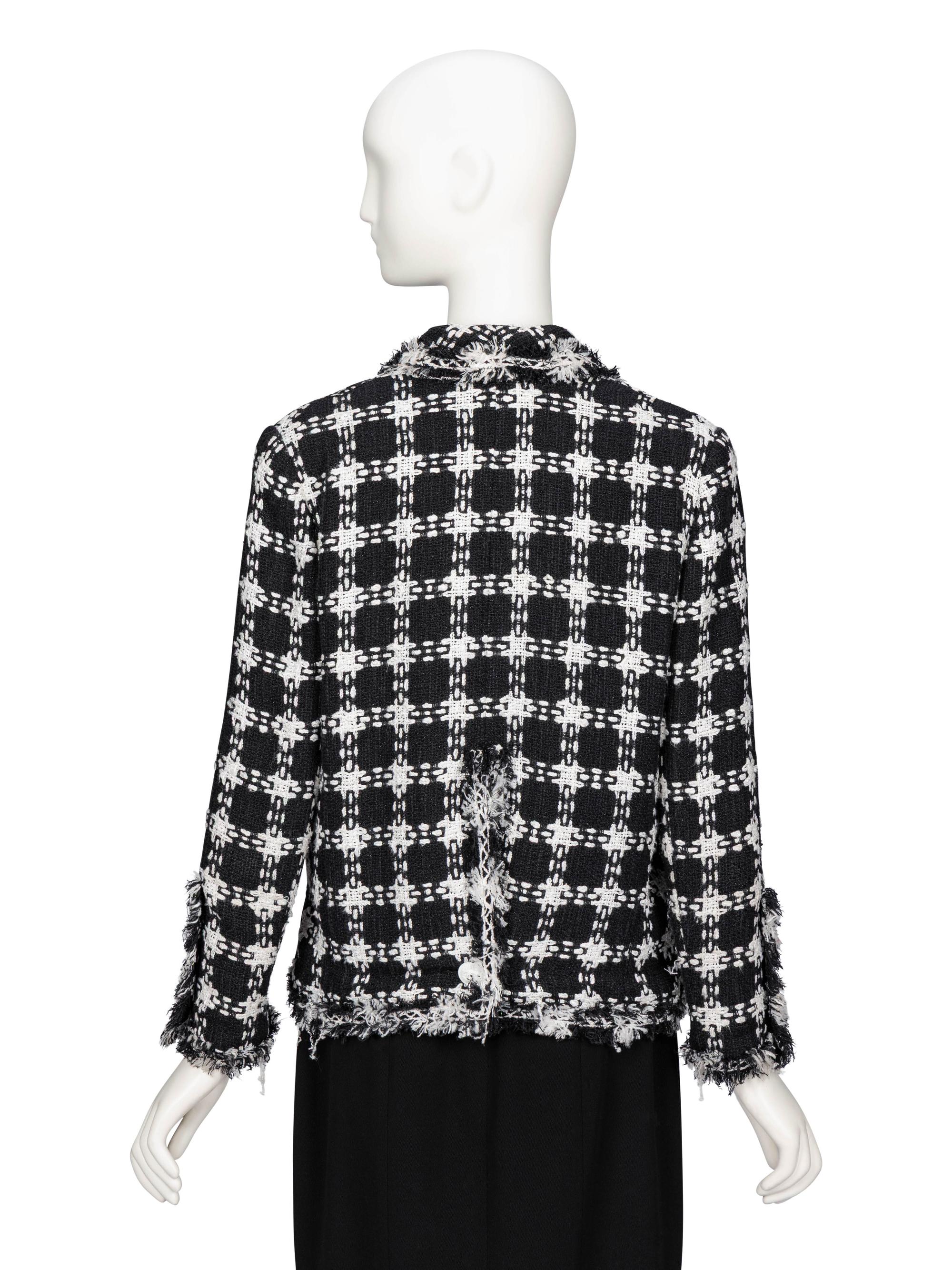 Chanel, Frayed Edge Tweed Jacket