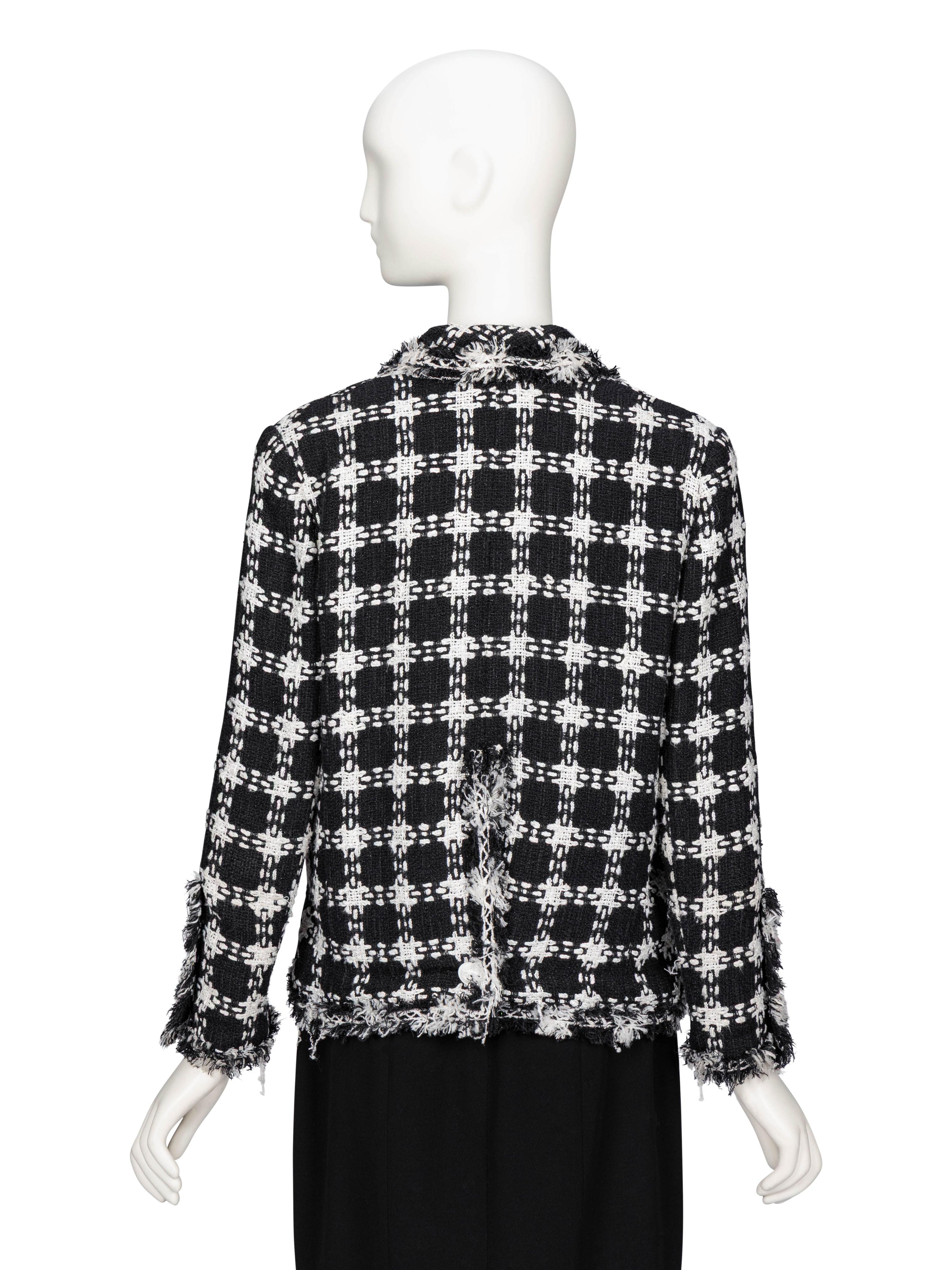 Chanel, Frayed Edge Tweed Jacket