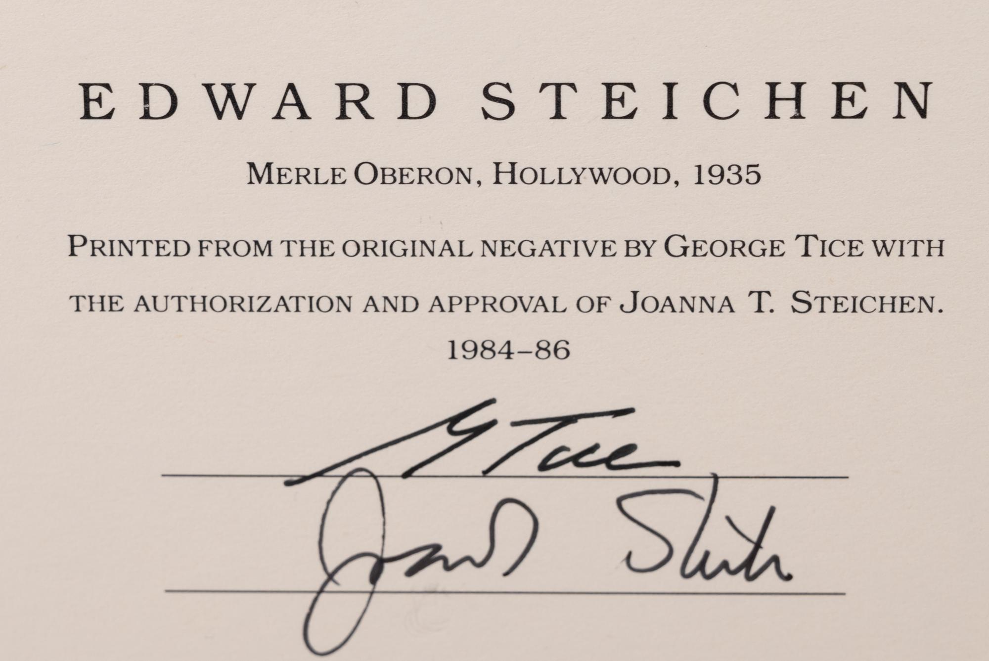 A group of six photographs (from Juxtapositions printed by George Tice with labels signed by George Tice and Joanna Steichen)