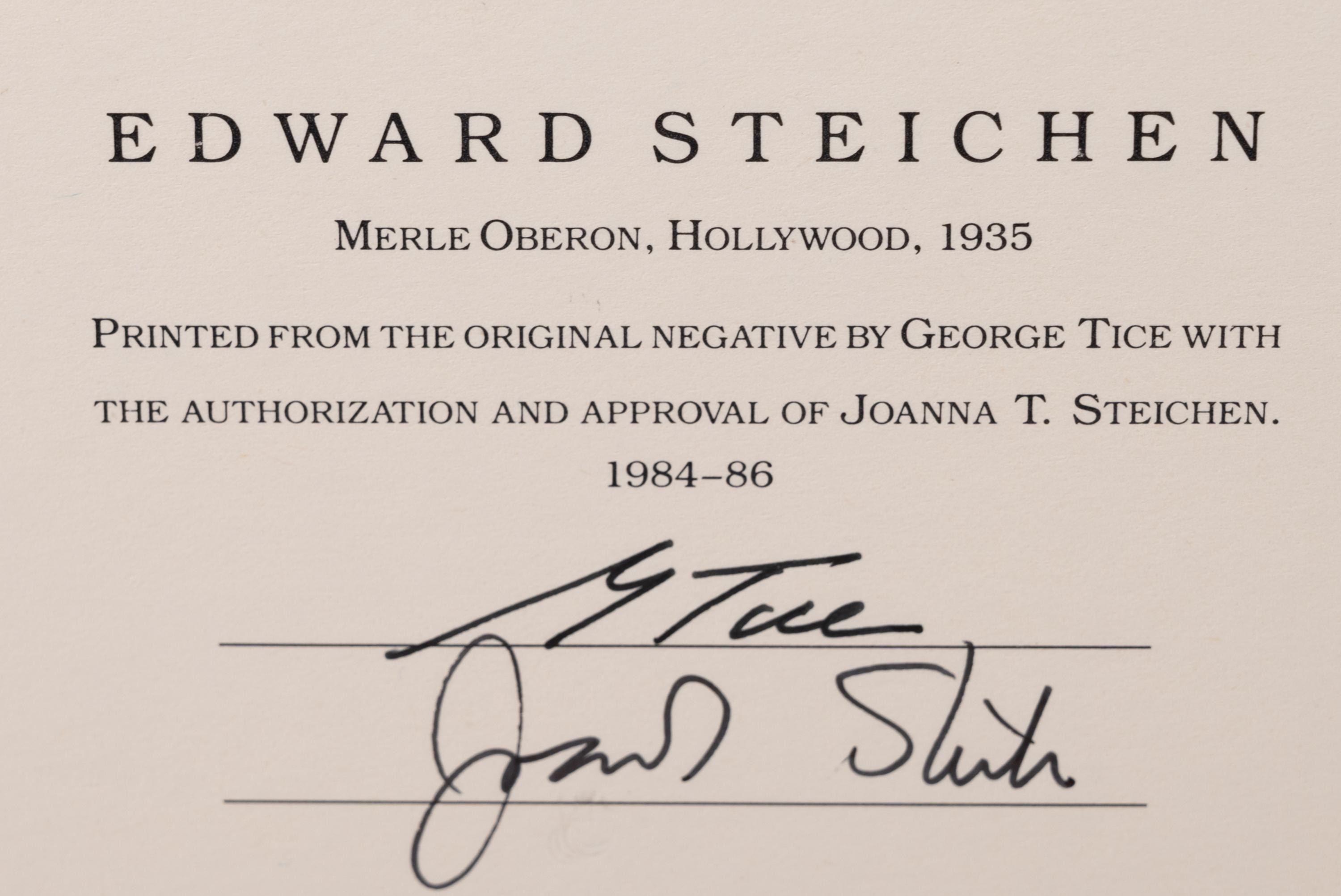 A group of six photographs (from Juxtapositions printed by George Tice with labels signed by George Tice and Joanna Steichen)