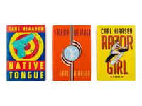 HIAASEN, Carl (b. 1953). Native Tongue . New York: Alfred A. Knopf, 1991.