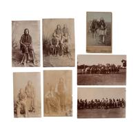 A Fine Group of Photographs of Comanches