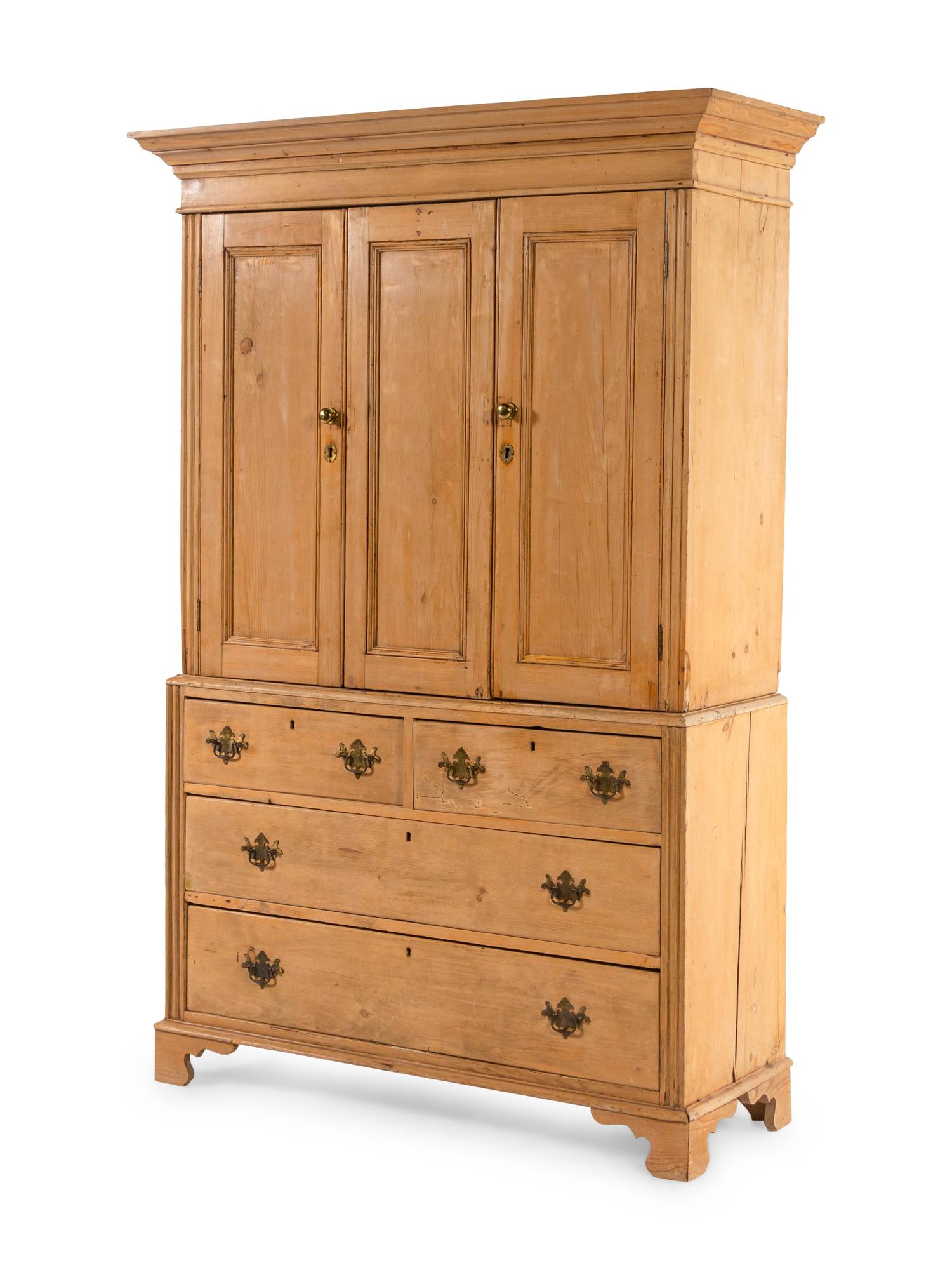 An English Pine Cabinet