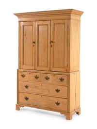 An English Pine Cabinet
