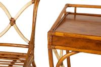 A Bamboo Desk and Matching Chair — 20th Century