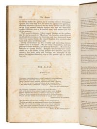 POE, Edgar Allan. "The Raven" in: The Literary Emporium; a Compendium of Religious, Literary, and Philosophical Knowledge, Vol. I&II . New York: J. K. Wellman, 1845.