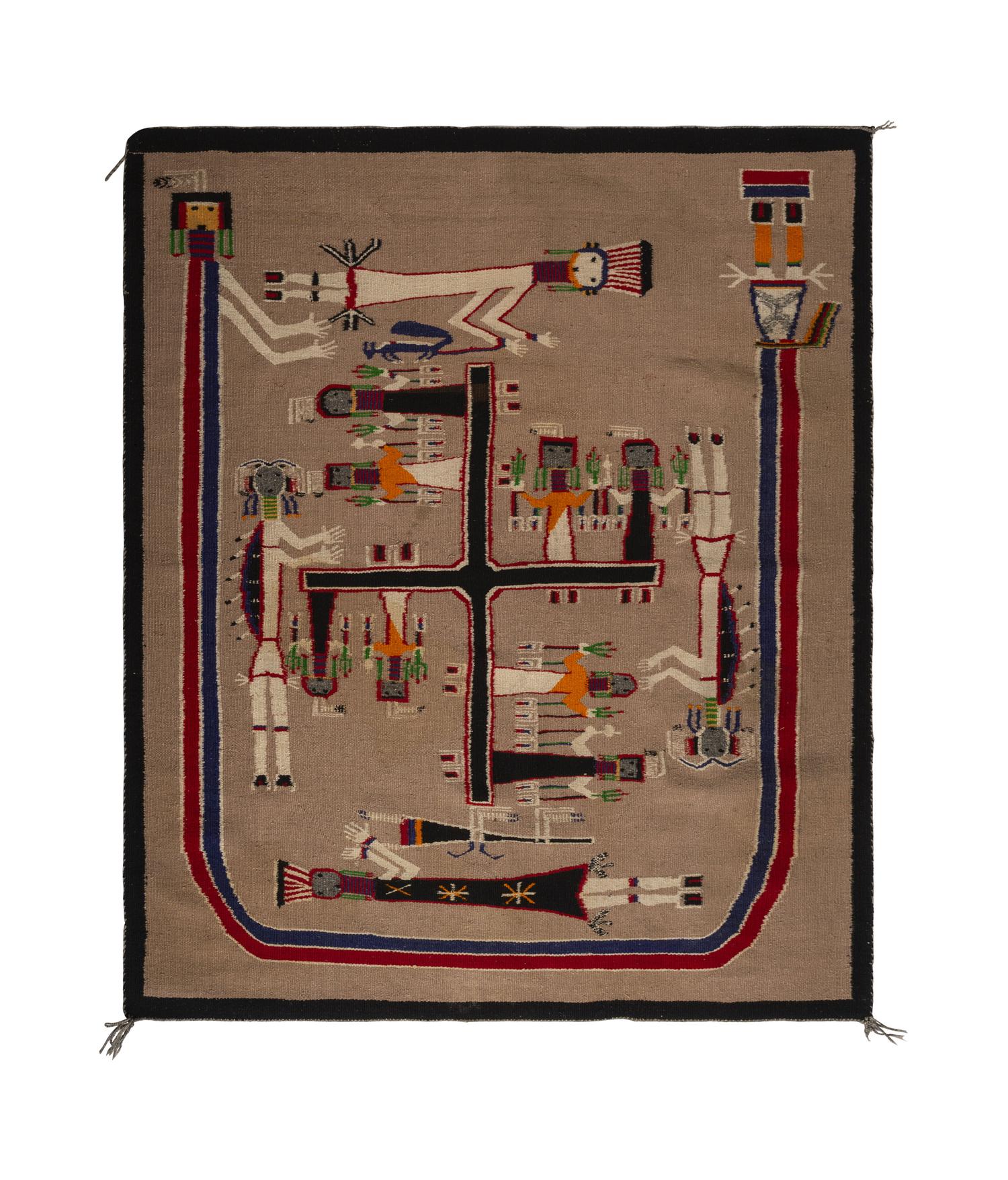 Navajo Sandpainting Weaving / Rug