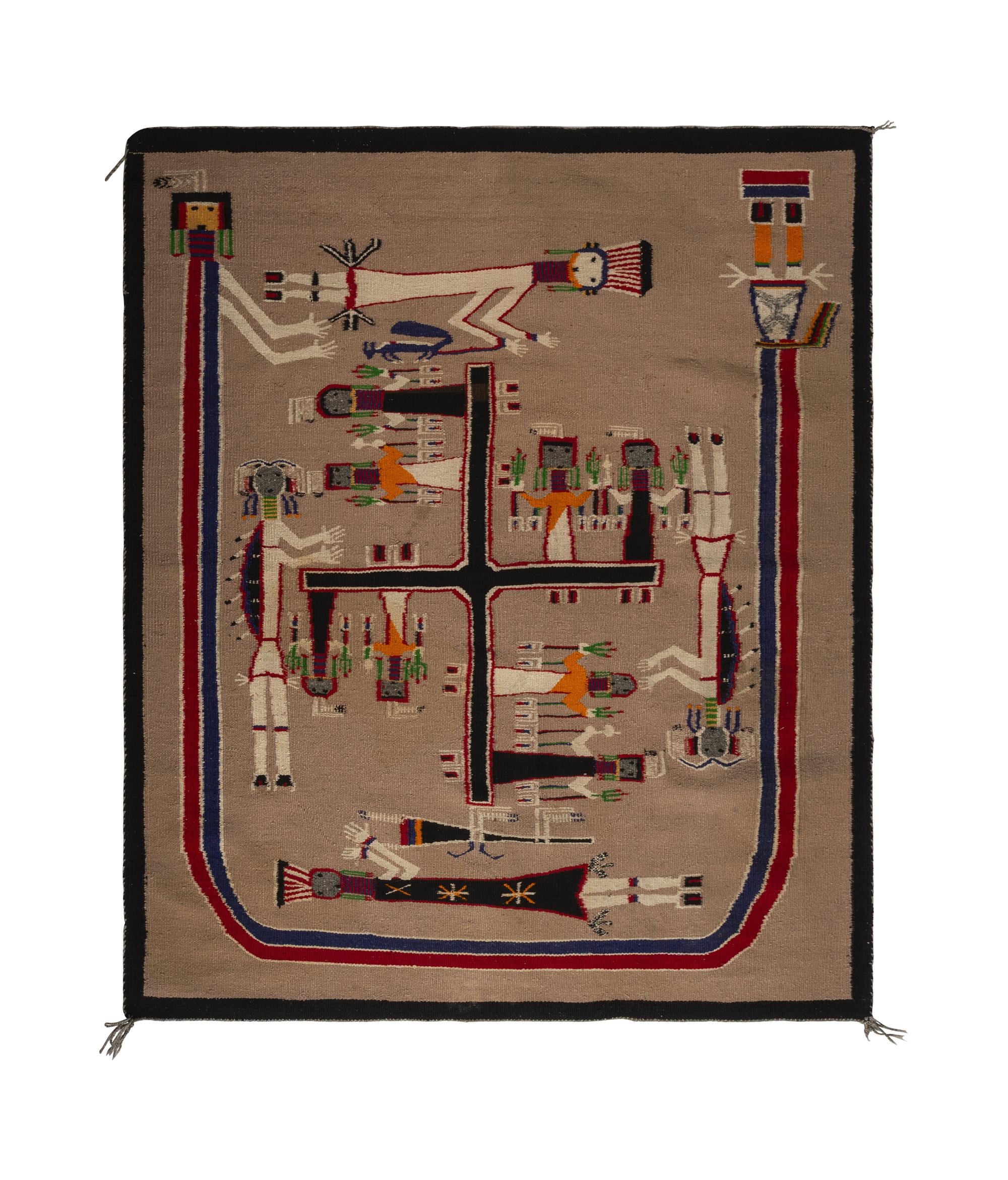Navajo Sandpainting Weaving / Rug