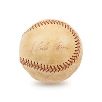 A Hank Aaron Single Signed Autograph Baseball - Vintage Signature (Beckett Authentication Services Letter)