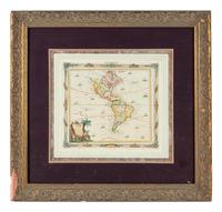 [MAP – AMERICAS]. BRION DE LA TOUR, Louis (1743?-1803). L’Amérique Dressée pour l’étude de la Géographie. Paris, 1764.