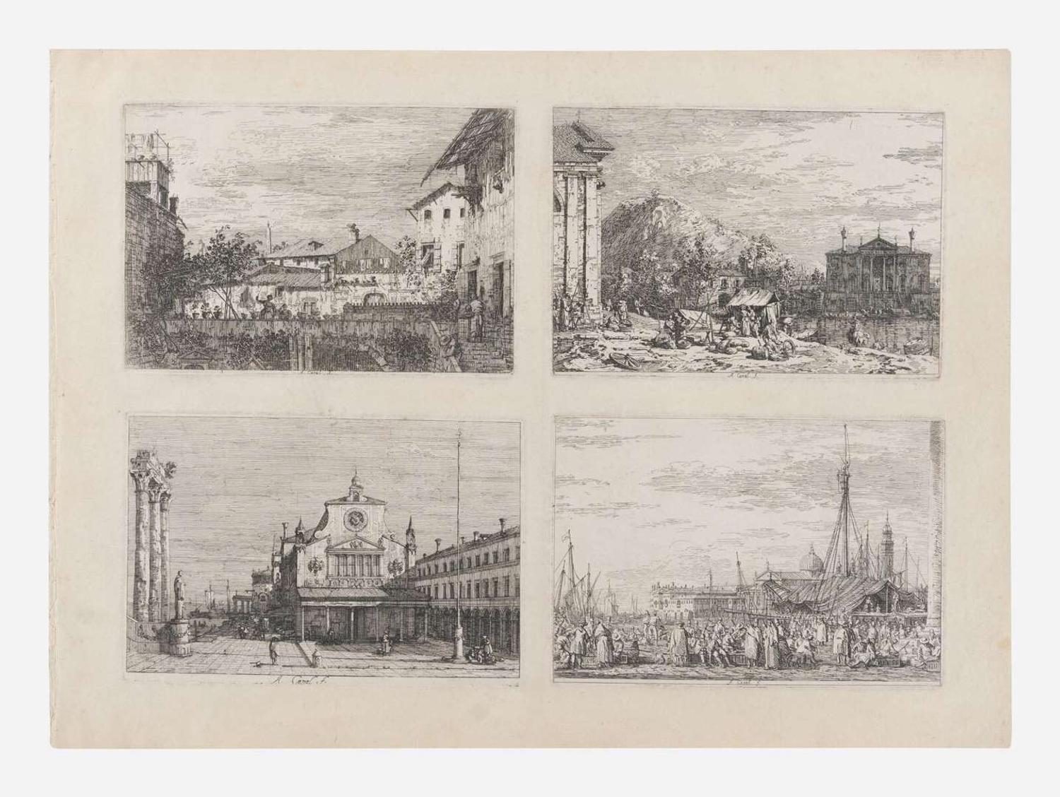 Canaletto (Giovanni Antonio Canal), (Italian, 1697-1768) - Vedute Altre Prese da i Luoghi Altre Ideate