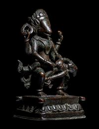 A Nepalese Bronze Figure of Narashimha