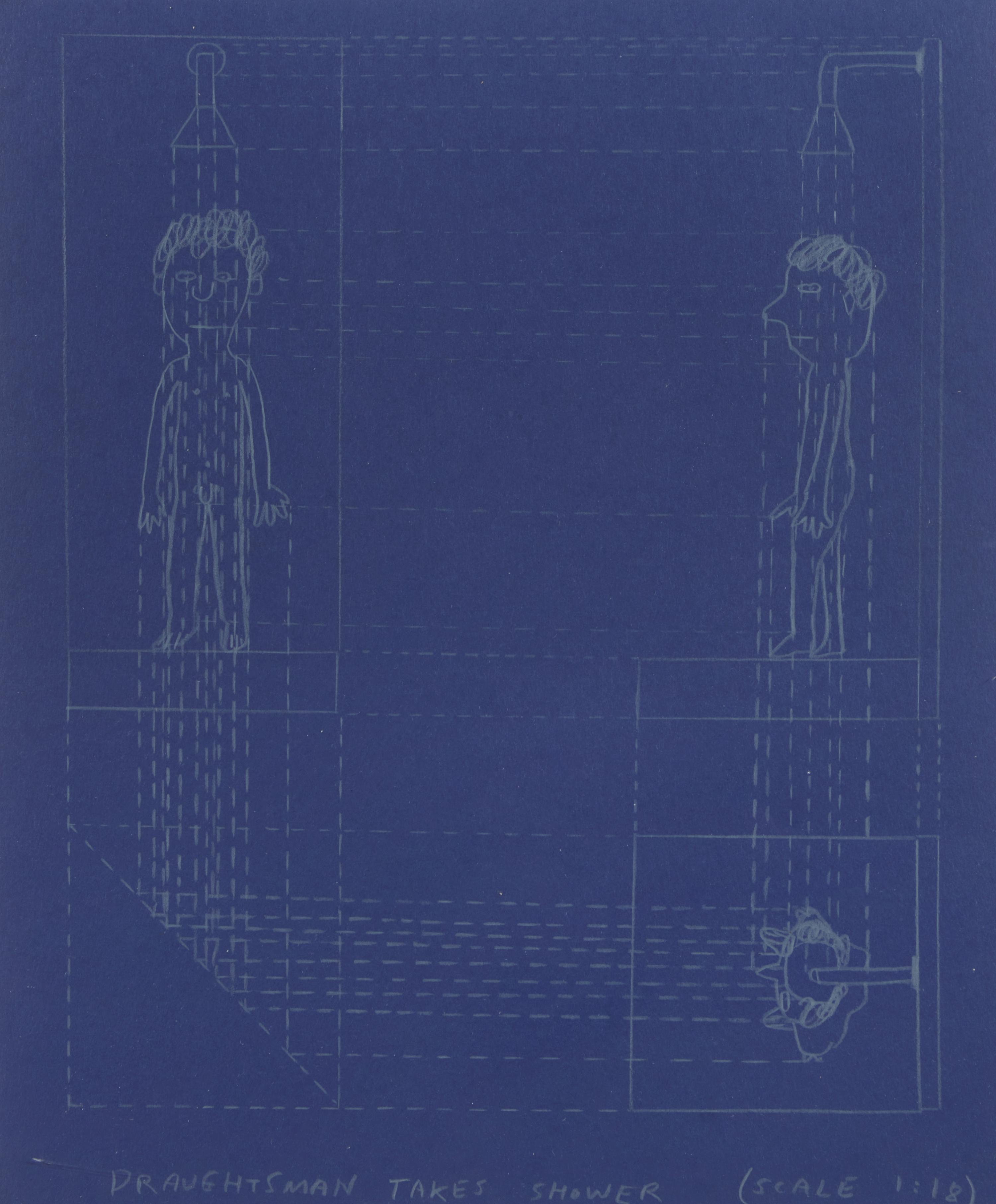 Untitled (Bam!) , 1997, Untitled (Draughtsman takes a shower) , 1997, Untitled (Dear Your Majesty) , 1997-99, Untitled (Trademarks) , 1999, Untitled (Crossword) , 1998 and Untitled , 2003 (a group of 6 works)