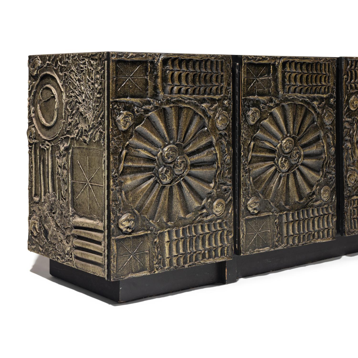 Adrian Pearsall (American, 1925–2011) — Sculptura Brutalist Buffet, c. 1970 for Craft Associates