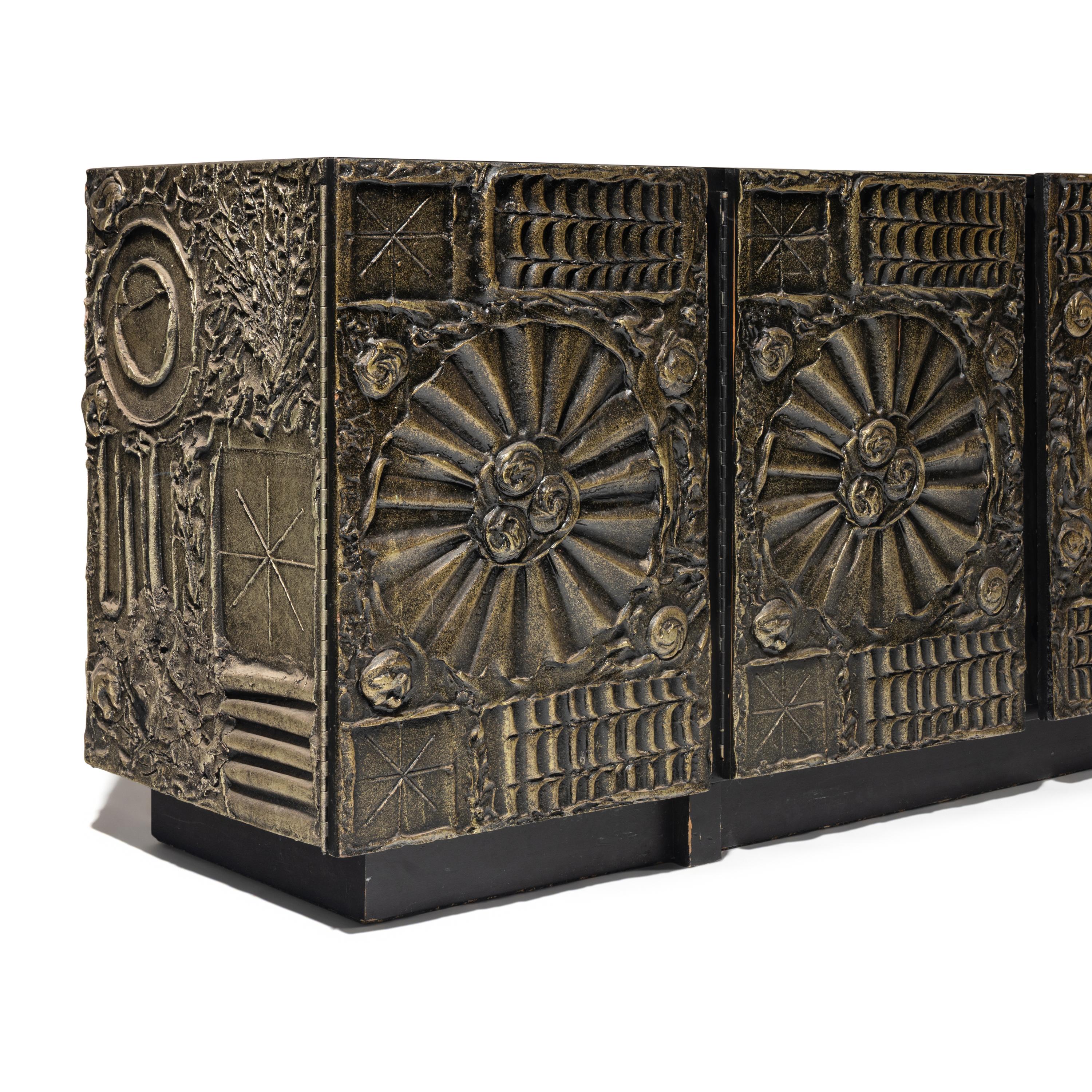 Adrian Pearsall (American, 1925–2011) — Sculptura Brutalist Buffet, c. 1970 for Craft Associates