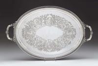 Sterling silver "Four Seasons" twin-handled tray edward c. moore (1827-1891) for tiffany and co., new york, ny, 1854-1870