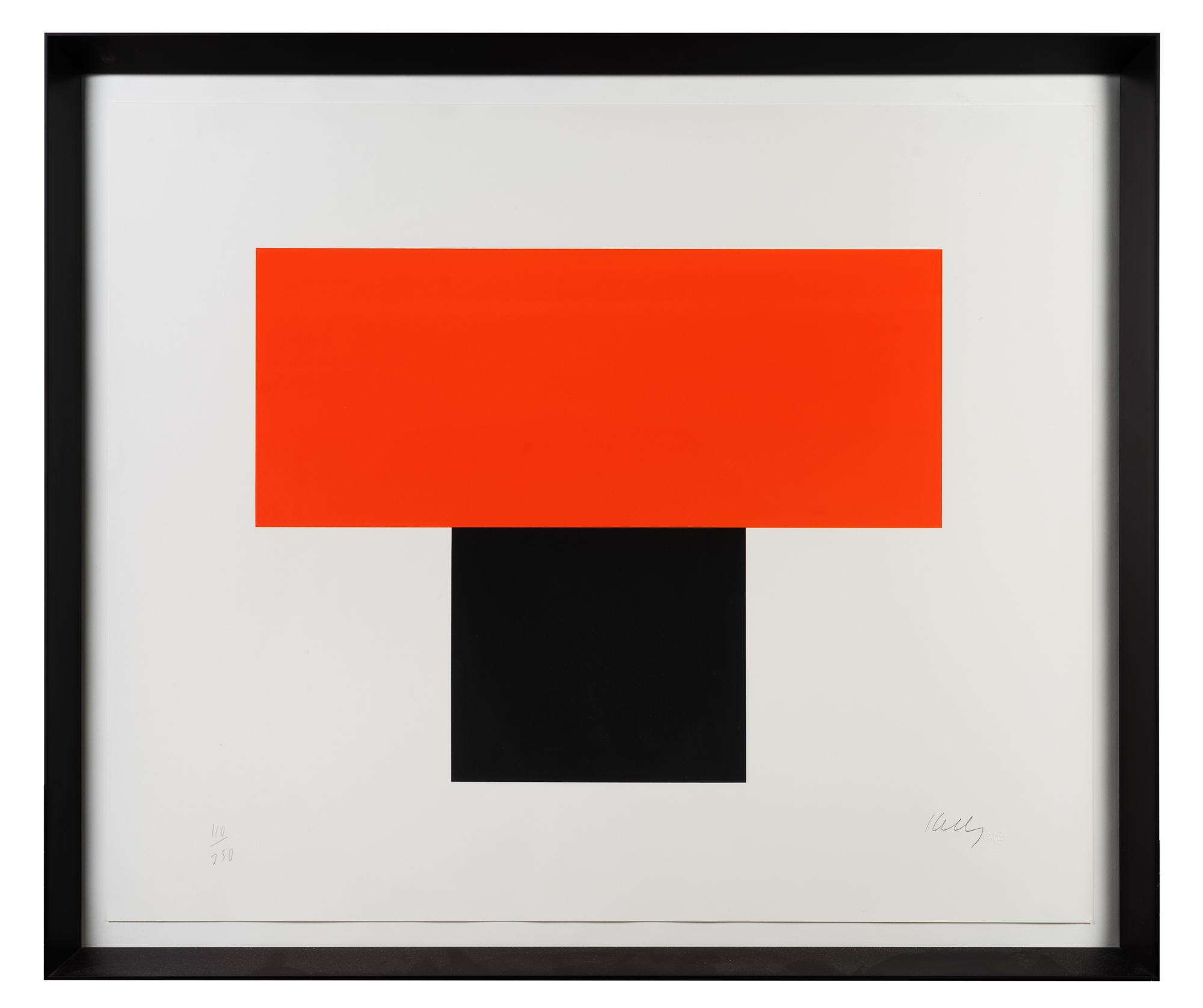 Red Orange Over Black