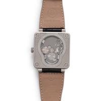 BELL & ROSS, STAINLESS STEEL 'BR 01 SKULL' WATCH