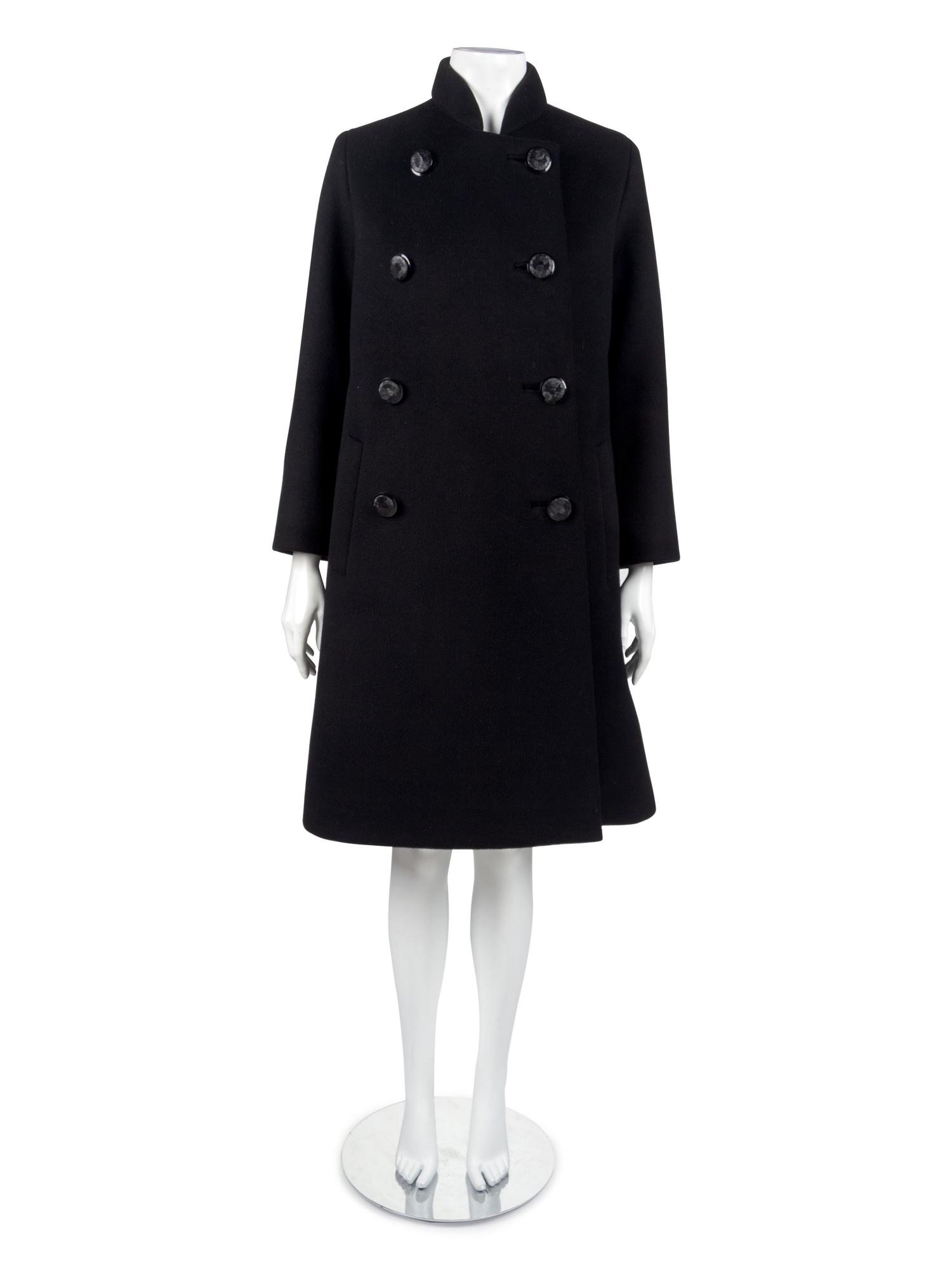 One Norman Norell Coat, One Alberto Fabiani Coat, and One Pauline Trigère Cape, 1960s — Sold to benefit the Art Acquisition Fund at the Indianapolis Museum of Art at Newfield.