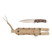 Steve Woods Hide Fighter with Spec Ops Sheath and Burlwood Grips