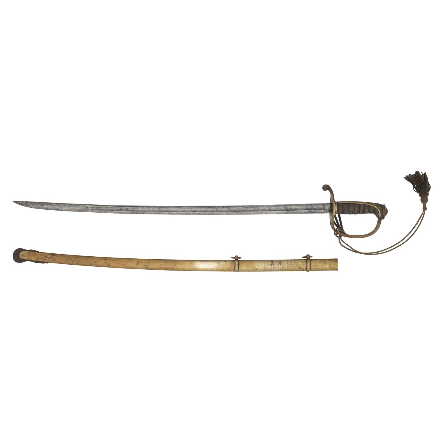 Non-Regulation Officer's Sword Presented to Lt. Charles J. Murphy - 38th New York Infantry - POW at Bull Run and Medal of Honor Recipient