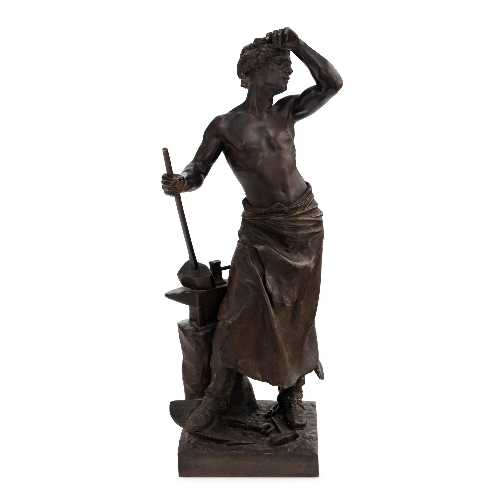 After Henri Honoré Plé (French, Late 19th Century) — Blacksmith
