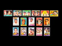 A Group of 245 Assorted 1950s and 1960s Topps Baseball Cards Including Stars and Hall of Famers,