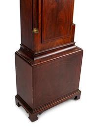 A George III Style Mahogany Longcase Clock — BAILEY, BANKS & BIDDLE, PHILADELPHIA