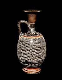 An Apulian Gnathian-Ware Lattice Pattern Lekythos