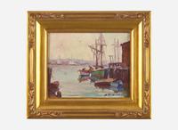 Aldro Thompson Hibbard (American, 1886-1972) - Cape Ann Harbor