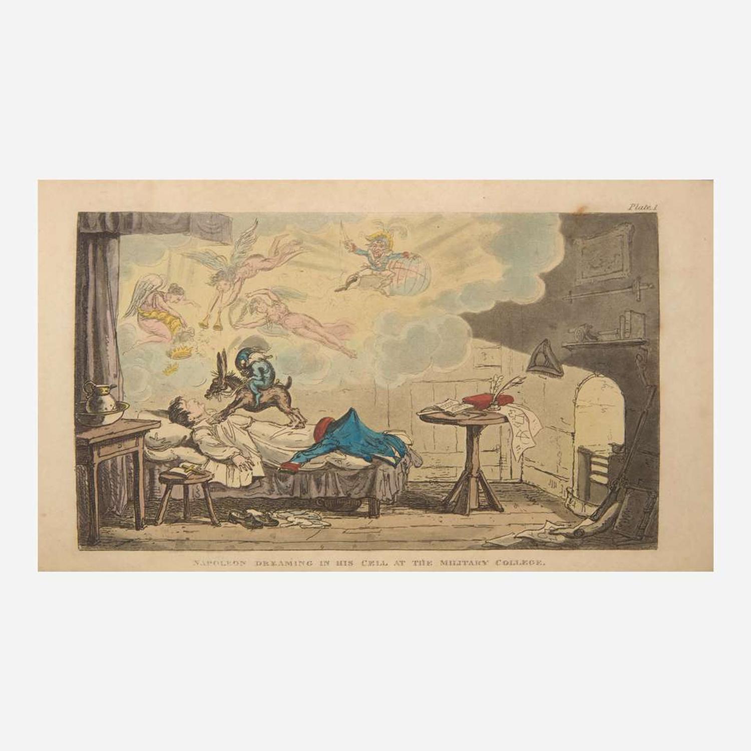 [Bonaparte, Napoleon] [Cruikshank, George] (Combe, William) The Life of Napoleon, a Hudibrastic Poem in Fifteen Cantos, by Doctor Syntax