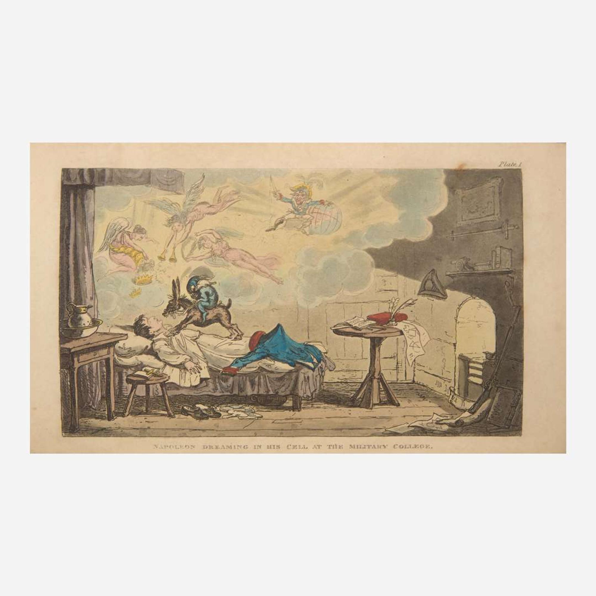 [Bonaparte, Napoleon] [Cruikshank, George] (Combe, William) The Life of Napoleon, a Hudibrastic Poem in Fifteen Cantos, by Doctor Syntax