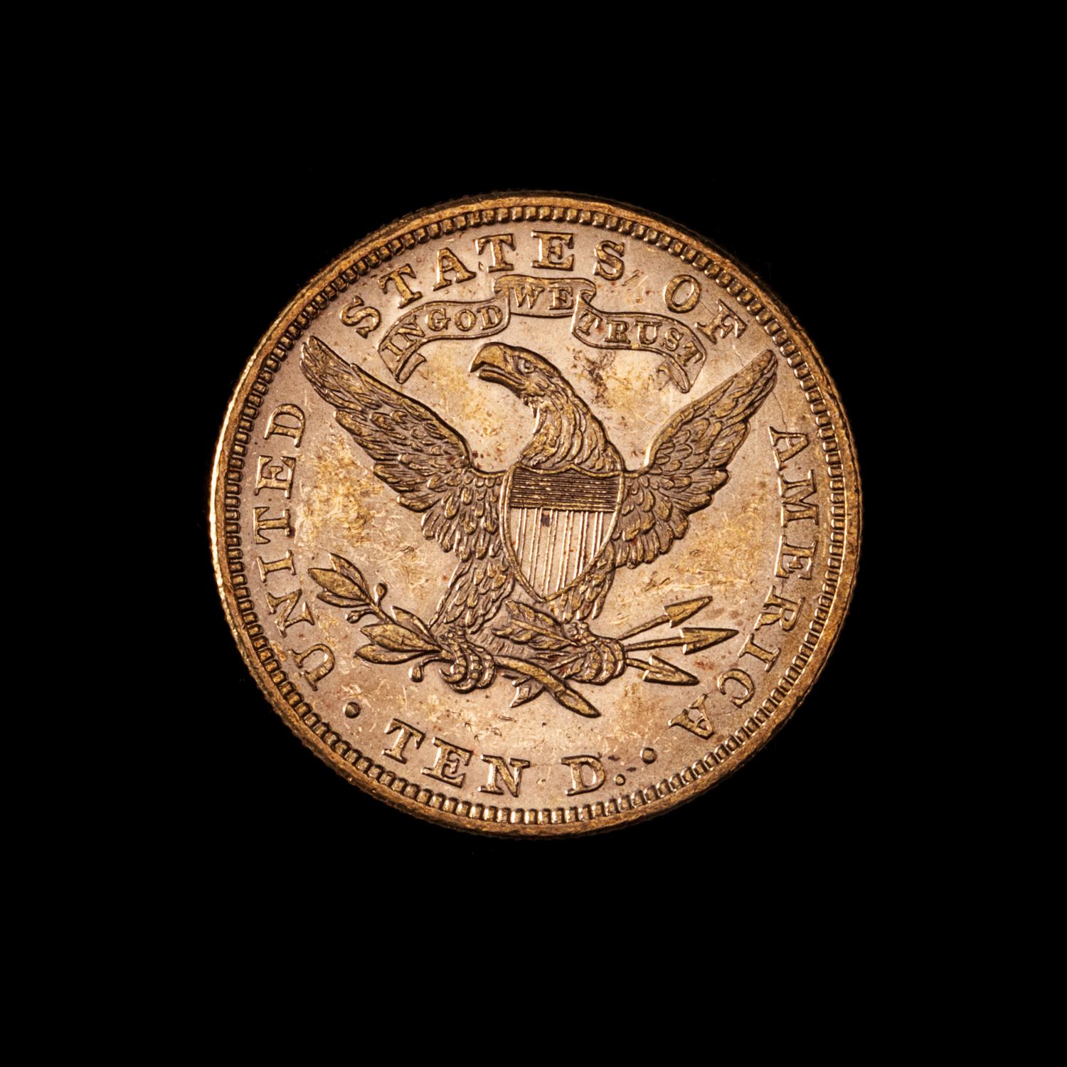 A United States 1892 Liberty Head $10 Gold Coin