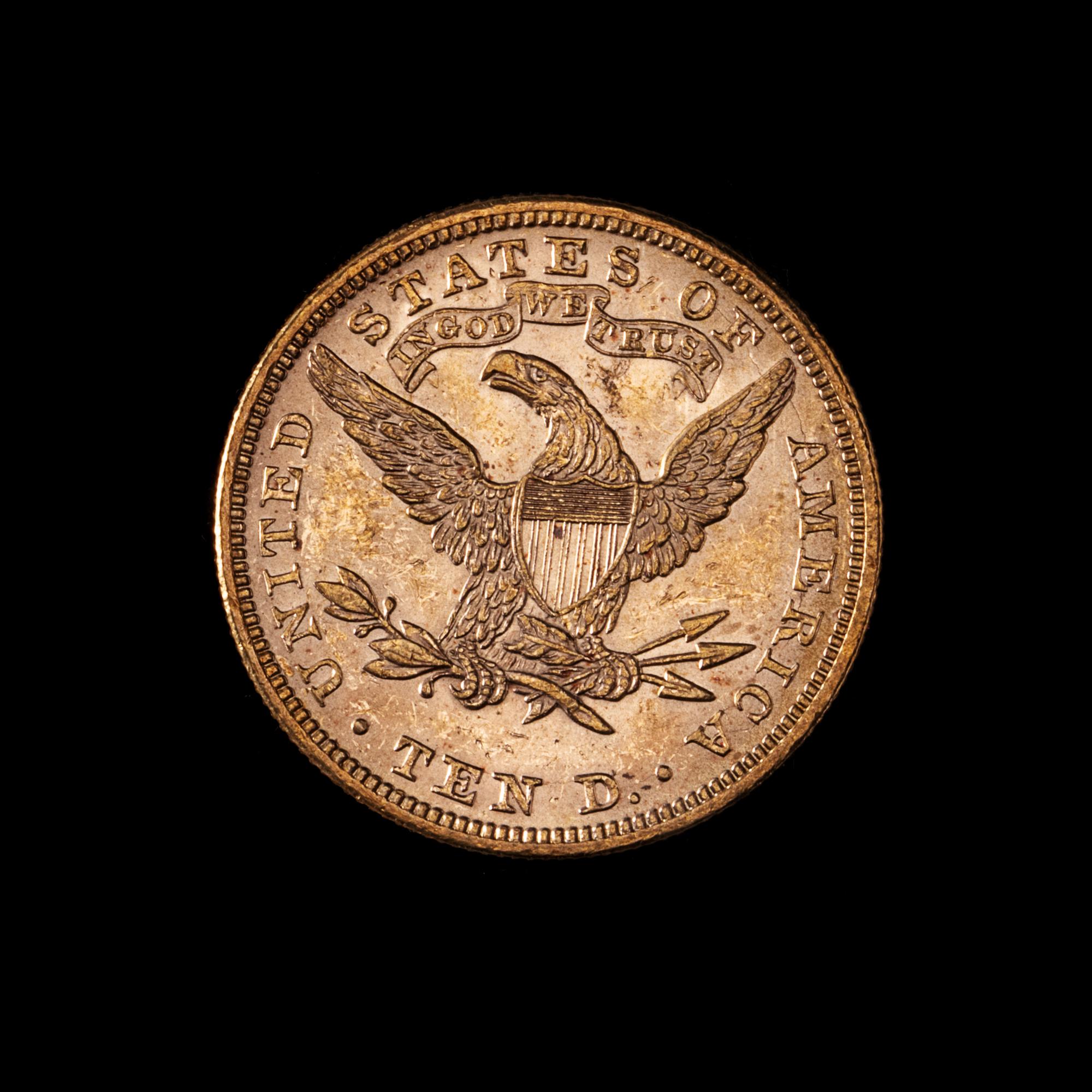 A United States 1892 Liberty Head $10 Gold Coin