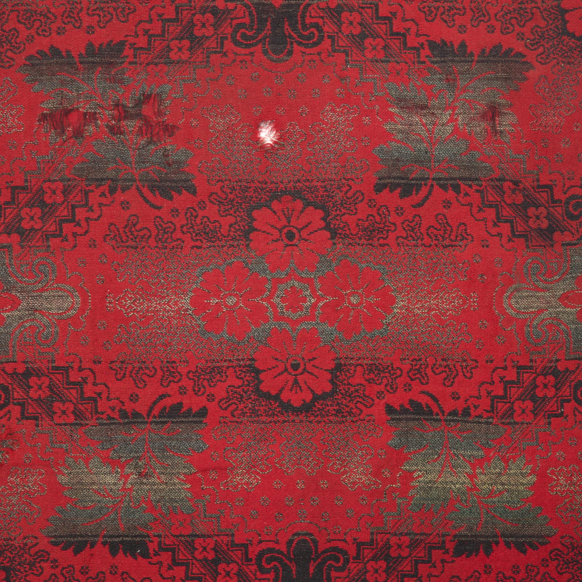 A Woven Wool Ingrain Carpet