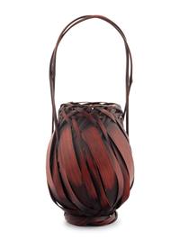 A Japanese Bamboo Ikebana Basket