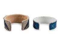 Pair of Beaded Cuff Bracelets