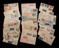 [FLIGHT COVERS] A Large Collection of German and Austrian Dispatched Zeppelin Flight Covers and Postcards
