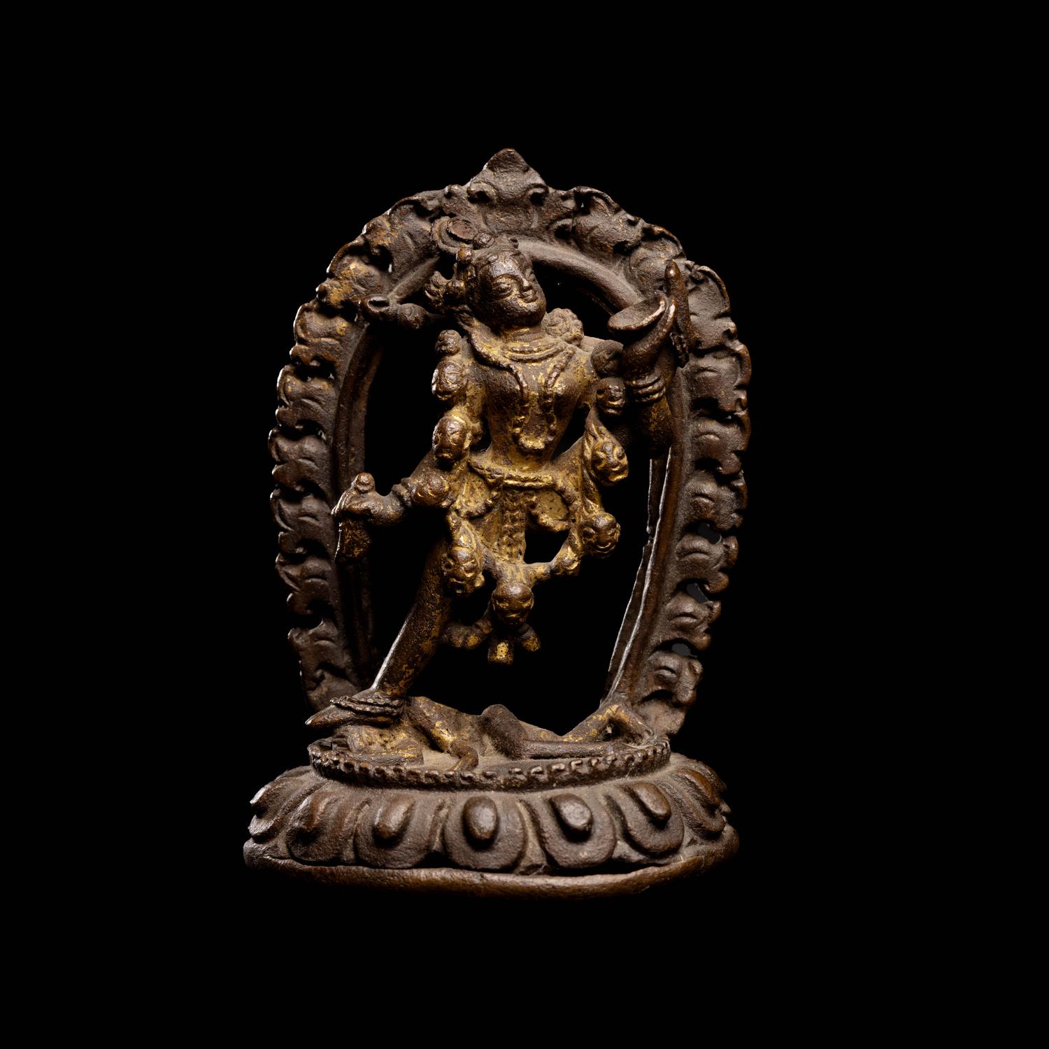 A Nepalese Gilt Bronze Figure of Dakini
