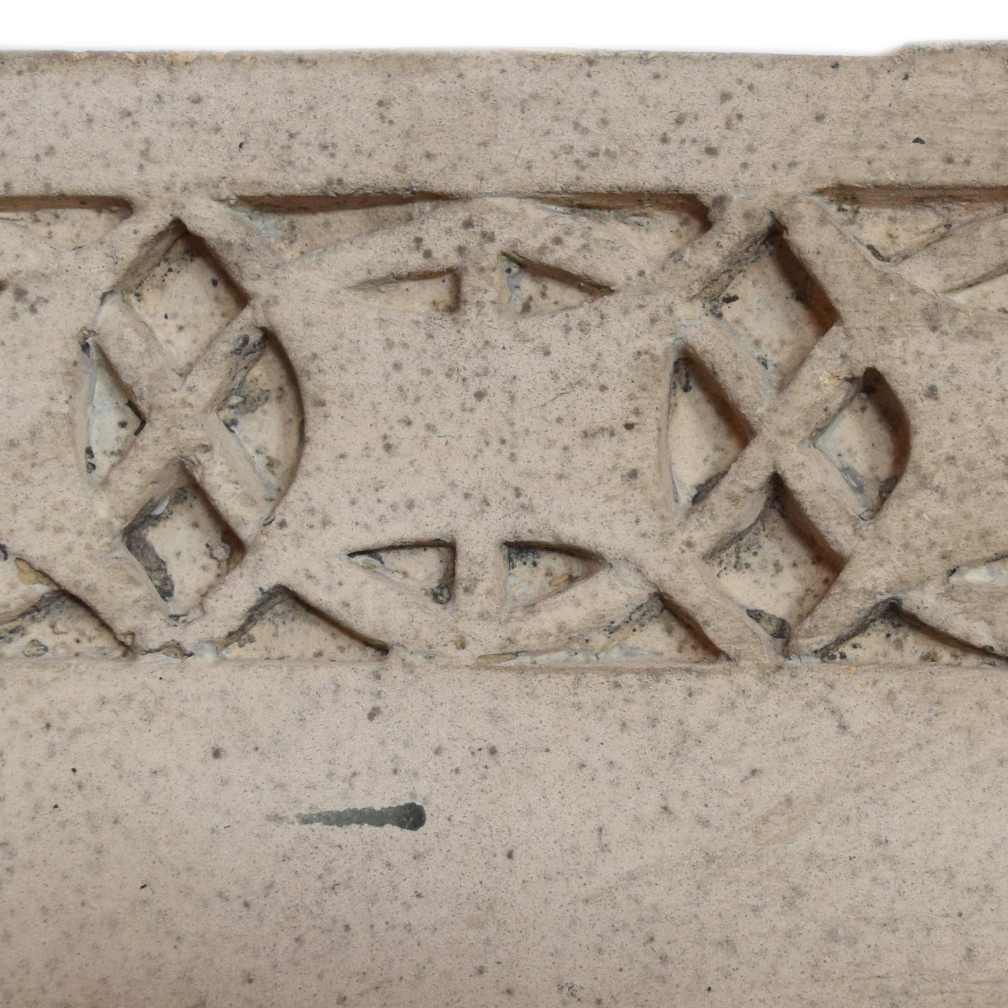 Three Sullivan Designed Terra Cotta Facade Fragments from the Gage Building 10" W x 4.5" D x 5" H each — United States, Circa 1898