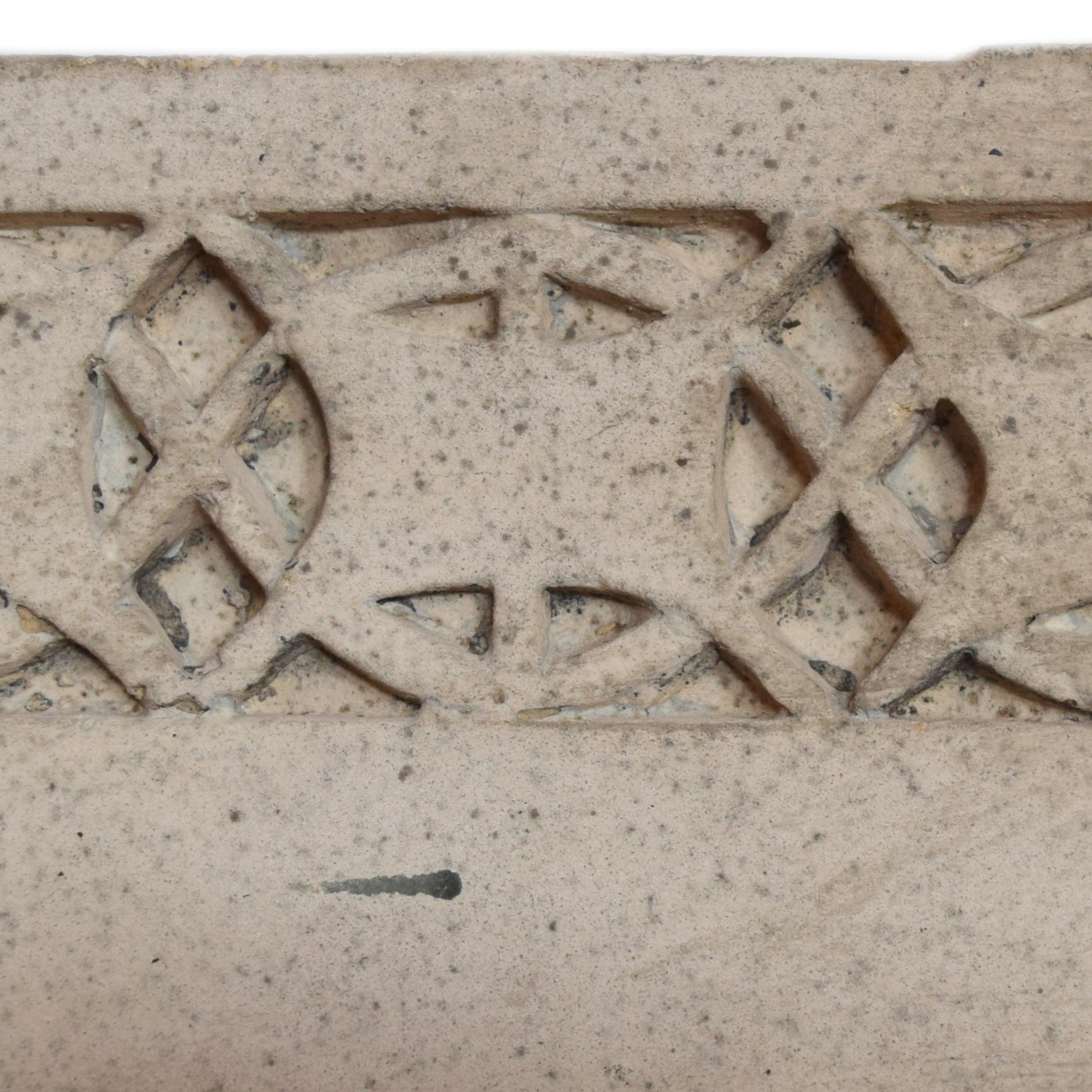 Three Sullivan Designed Terra Cotta Facade Fragments from the Gage Building 10" W x 4.5" D x 5" H each — United States, Circa 1898
