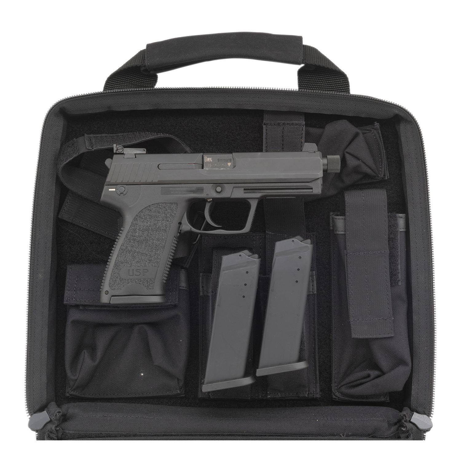 *Heckler & Koch USP9SD Pistol 9mm With Two Spare Magazines and Case