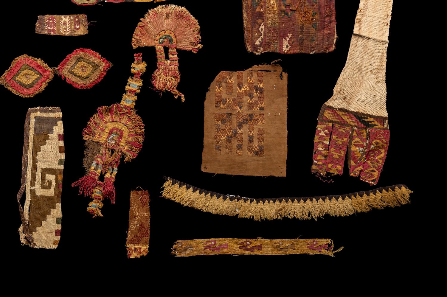 A Group of Peruvian Textile Fragments