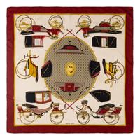 Three Hermès Scarves and One Gucci Scarf