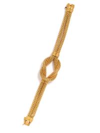 LALAOUNIS, YELLOW GOLD 'HERCULES KNOT' BRACELET