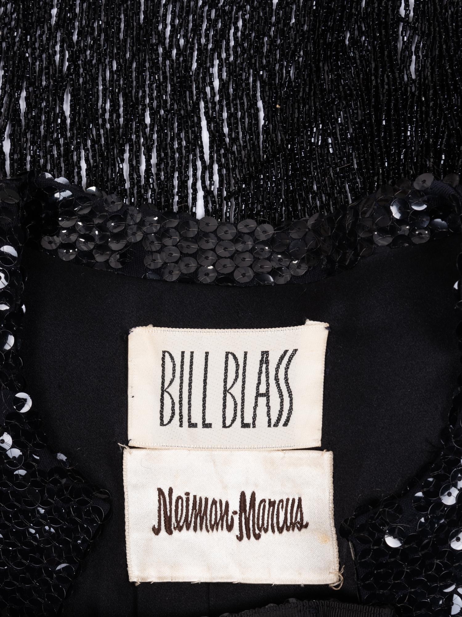 Bill Blass Sequined Skirt Ensemble, 1980s