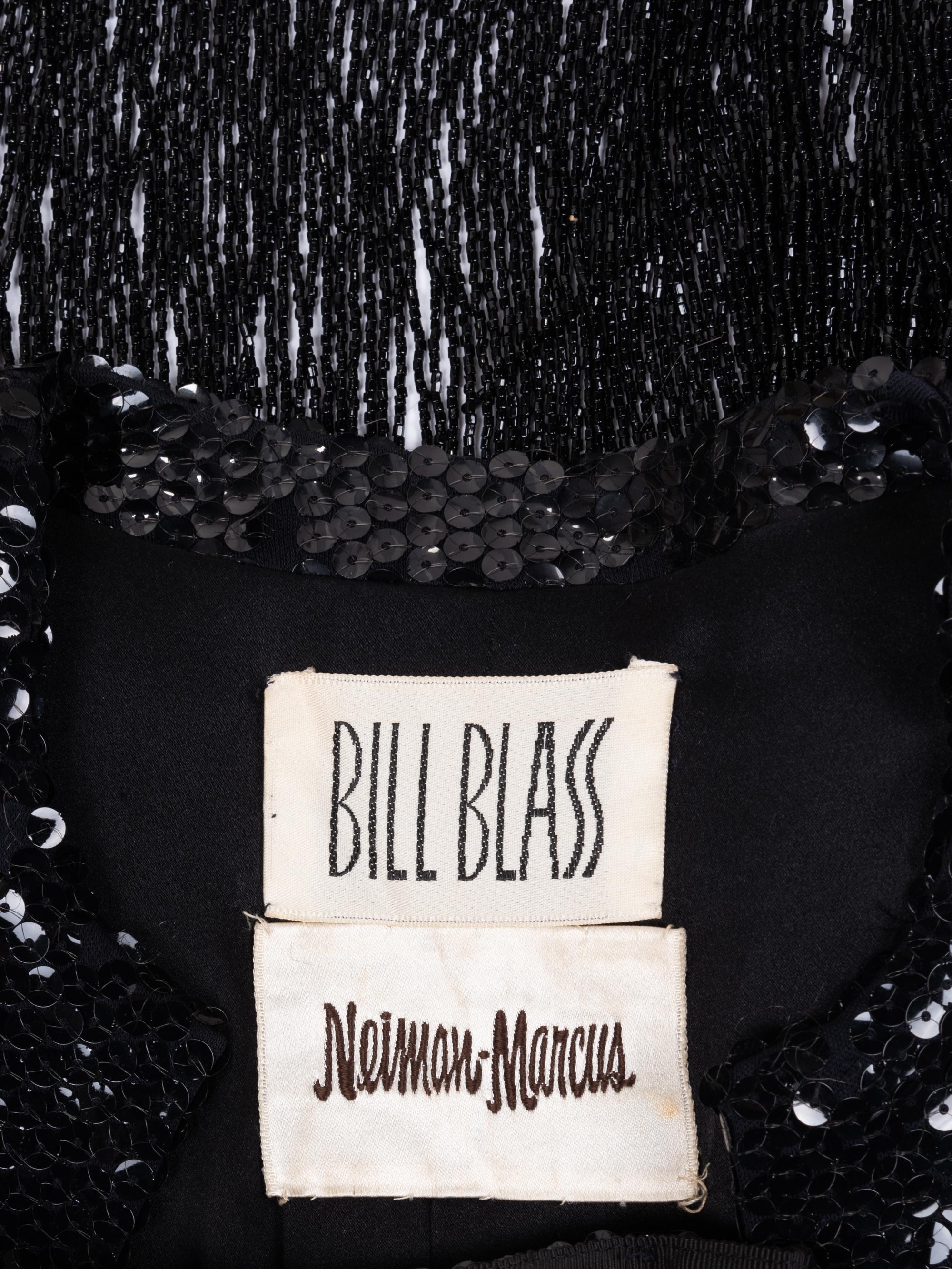 Bill Blass Sequined Skirt Ensemble, 1980s