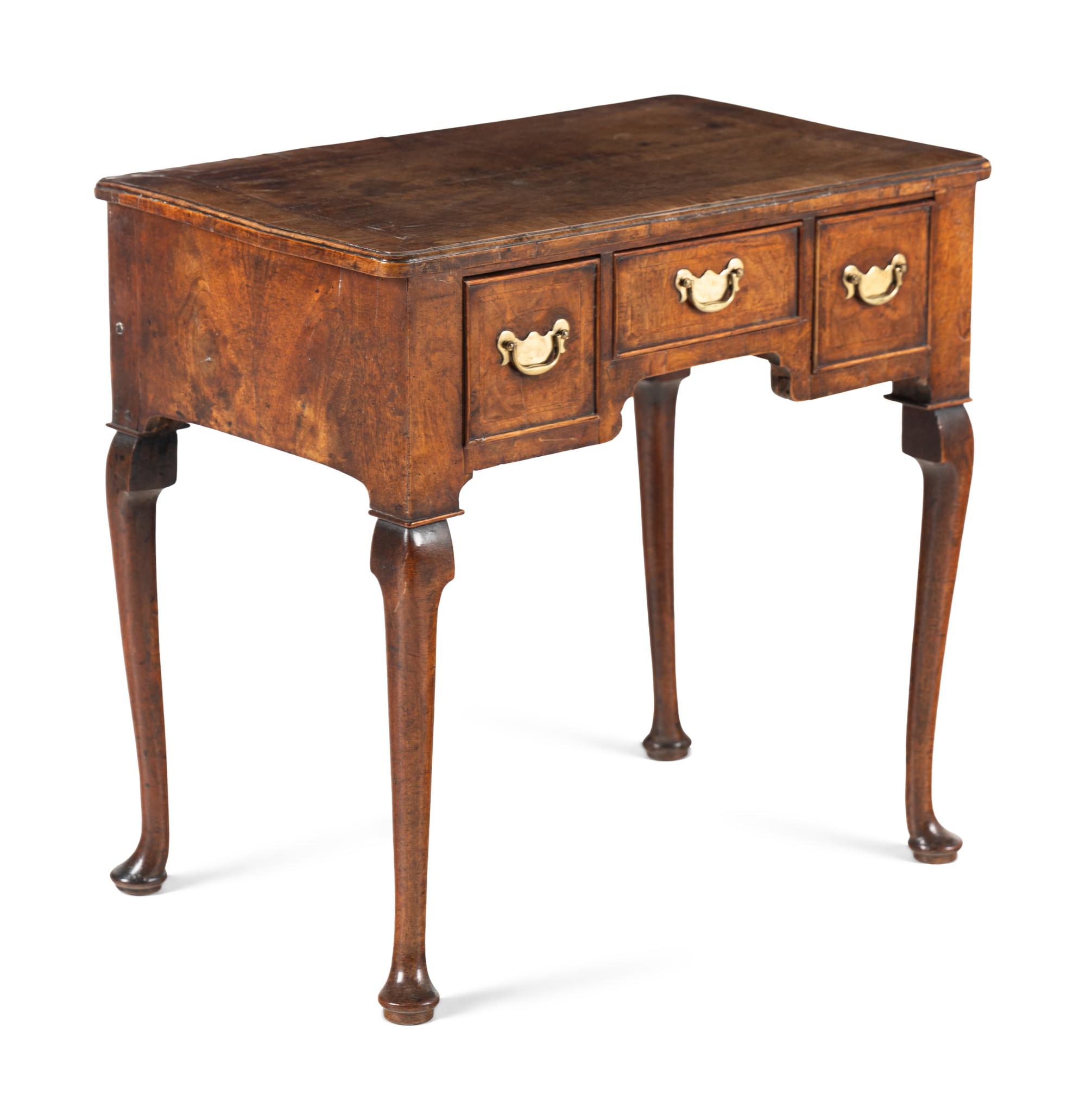 A George II Walnut Dressing Table