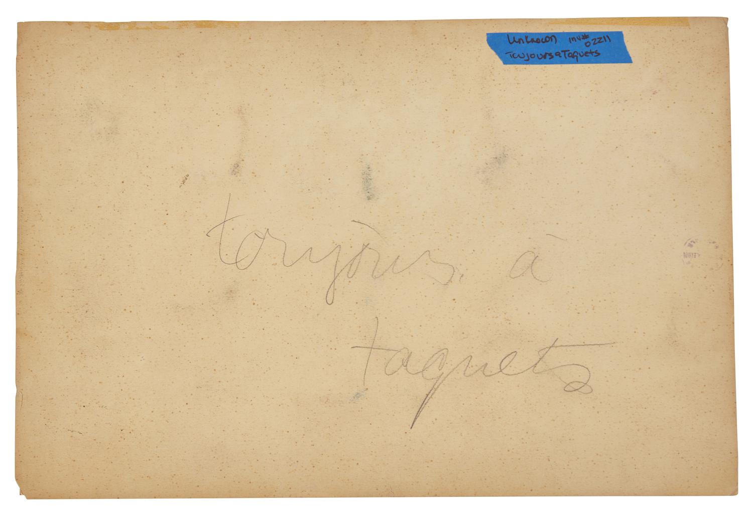 Two Works: Le Chien Bleu; together with Toujours à Taquets, 1952 (2)
