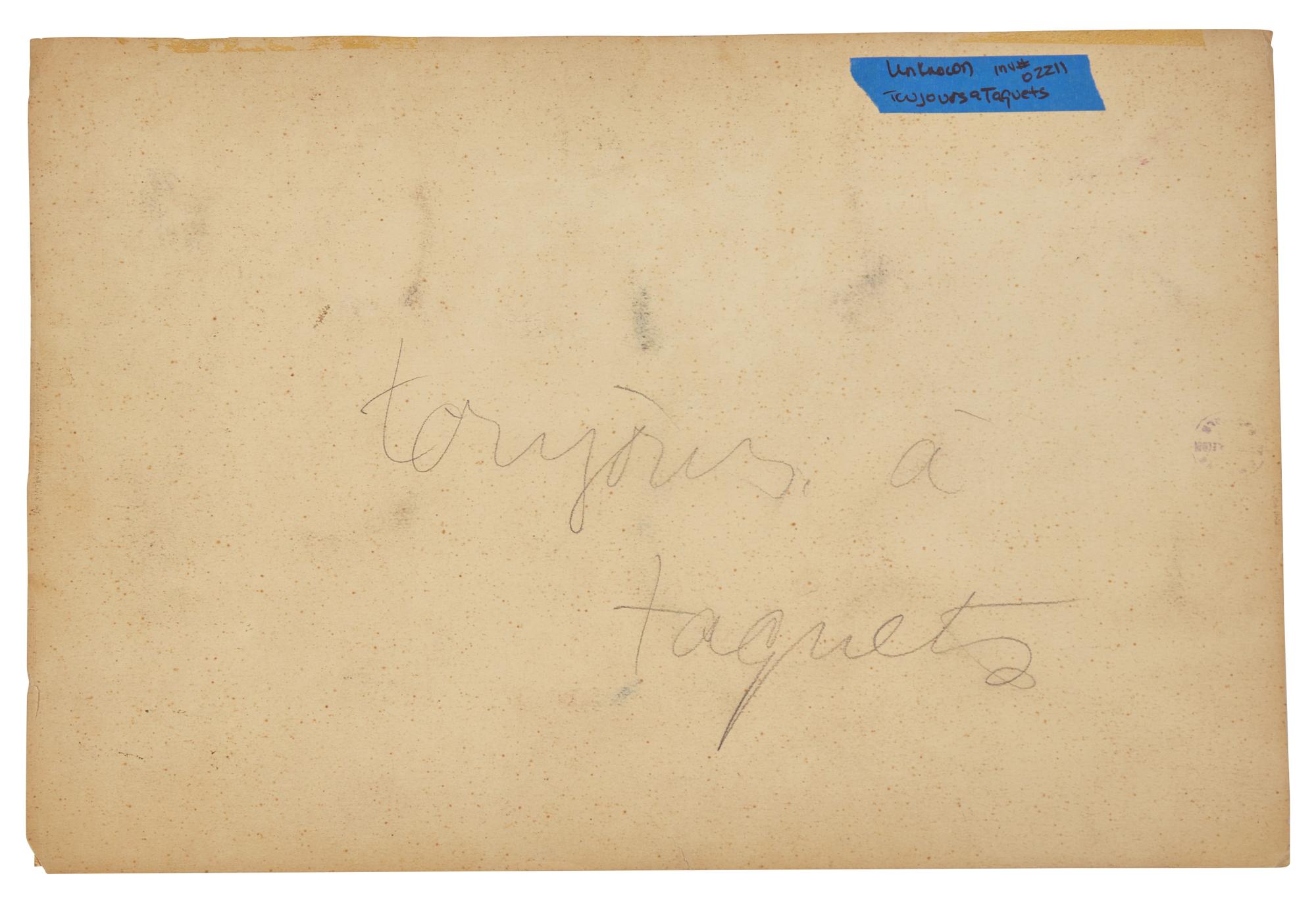 Two Works: Le Chien Bleu; together with Toujours à Taquets, 1952 (2)